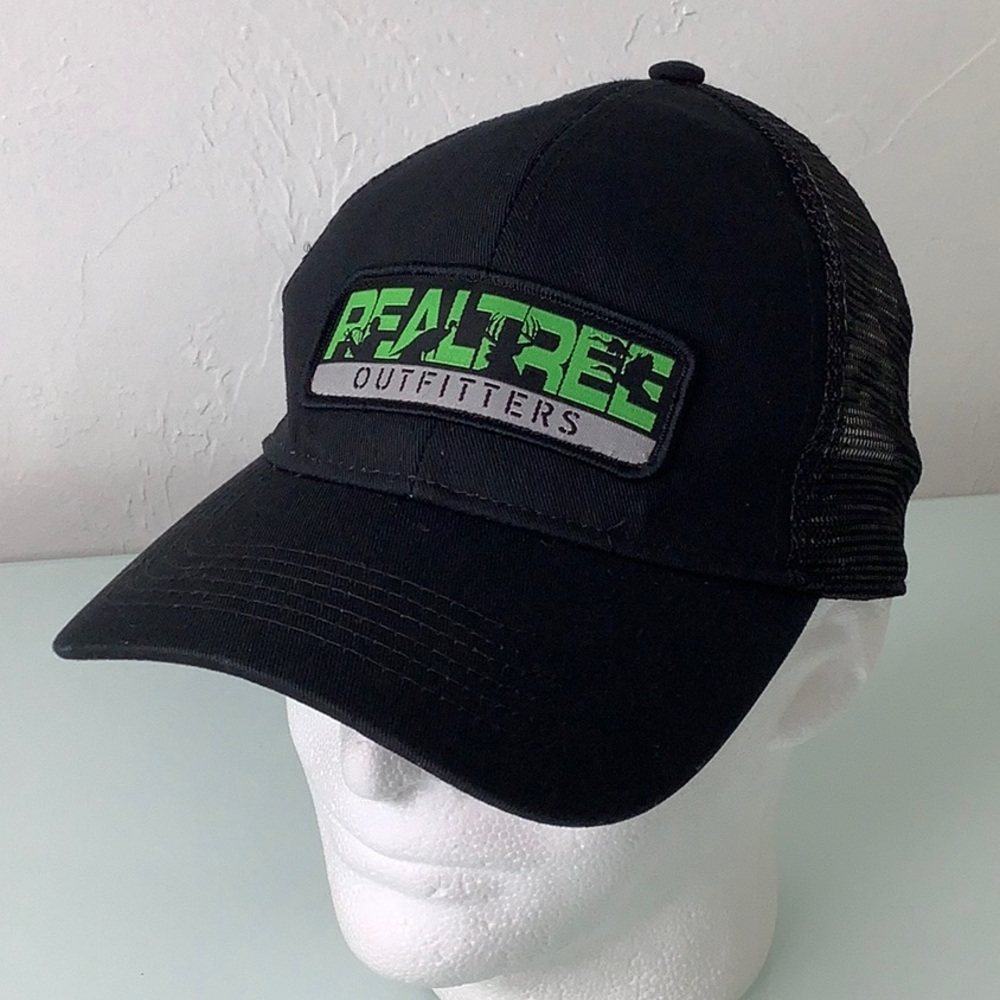 Realtree Outfitters Mesh SnapBack Patch logo baseball cap hat size OS EUC